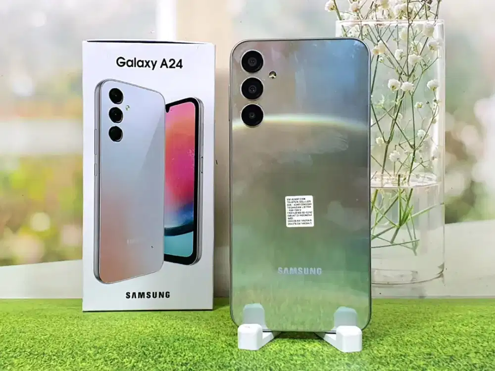 Samsung Galaxy A24 NFC 128GB mulus fullset Resmi SEIN
