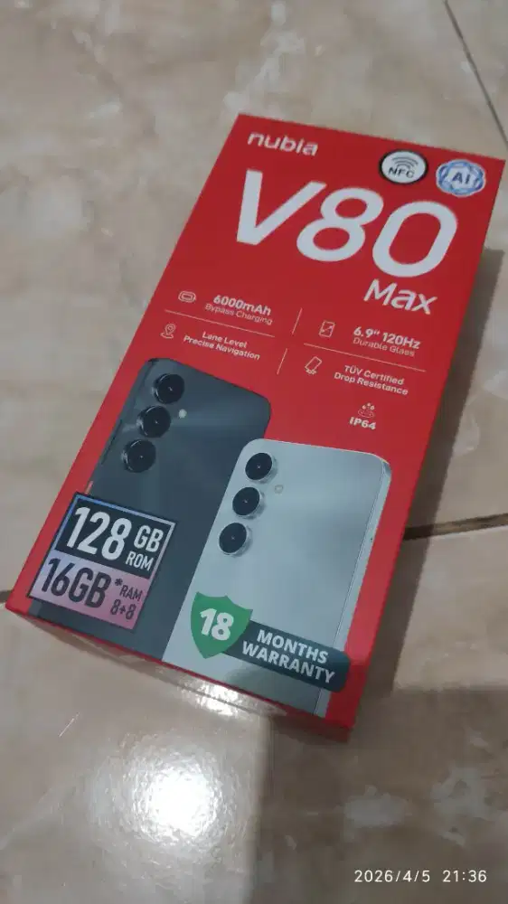 hp zte nubia v80 max