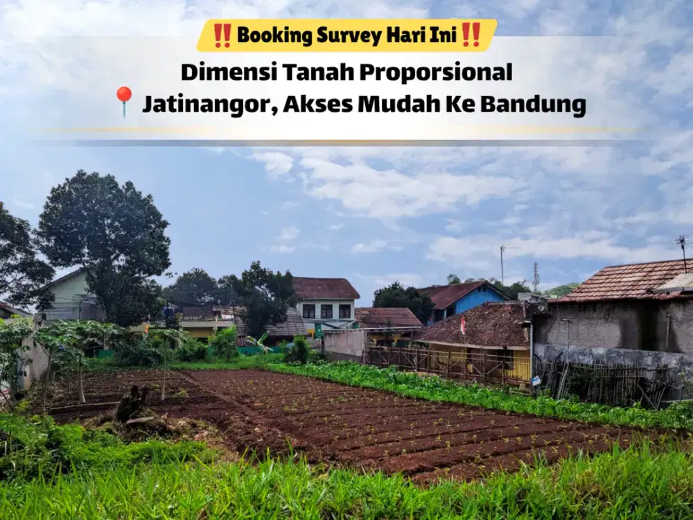 Chat Sekarang! Tanah 700 m² SHM di Jatinangor