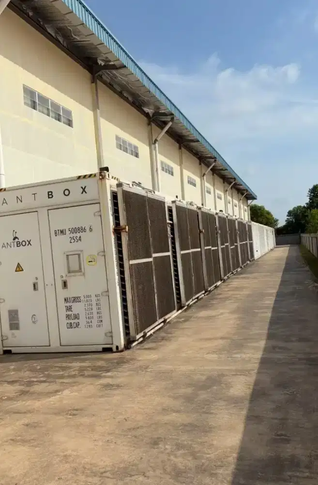 Mining crypto box container