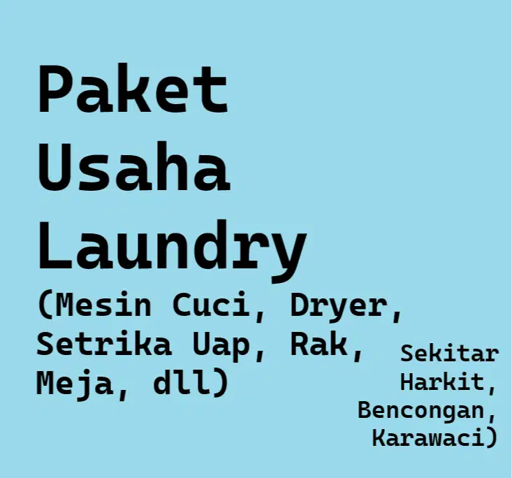 Sepaket Usaha Laundry