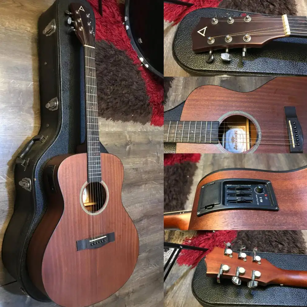 Gitar Akustik Elektrik Anderson Made in China Mulus Like New