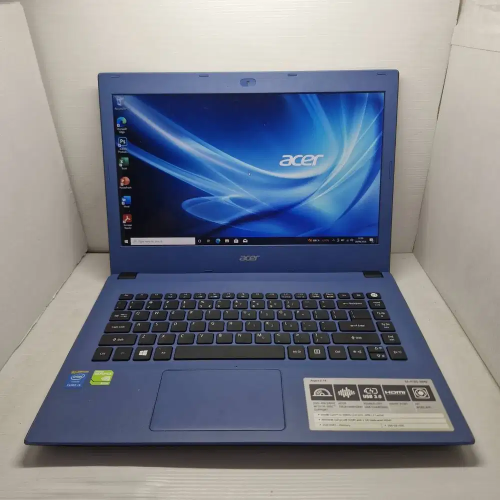 LAPTOP DESAIN GAMING ACER ASPIRE E14 E5-473G I3 8/128/500  NVIDIA 2GB