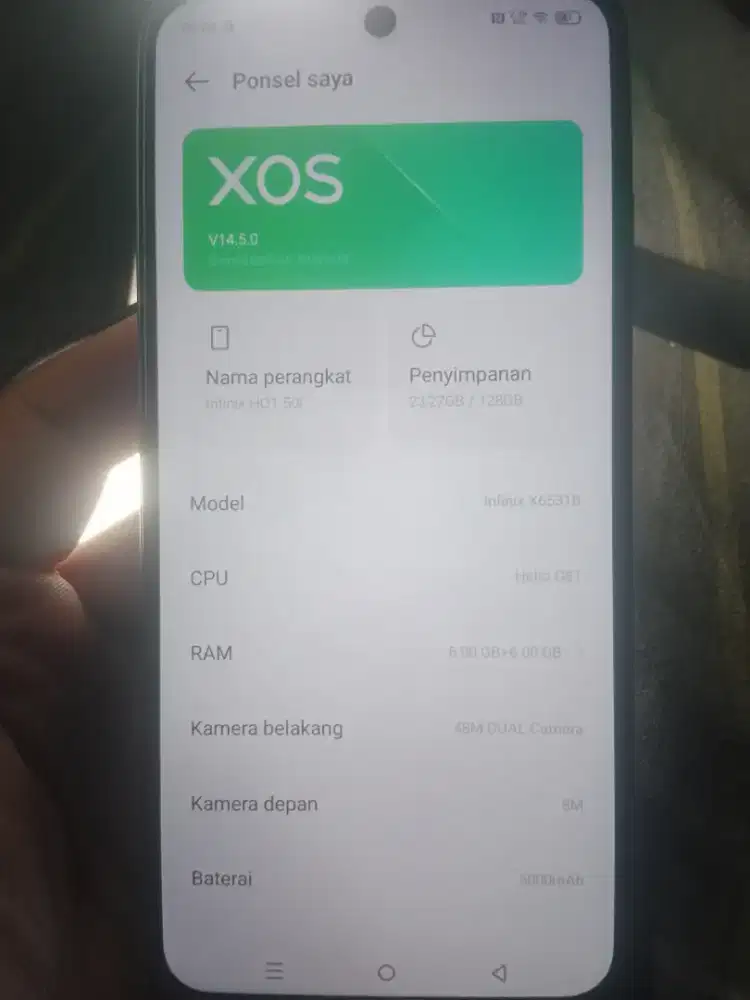 Infinix hot 50i ex istri