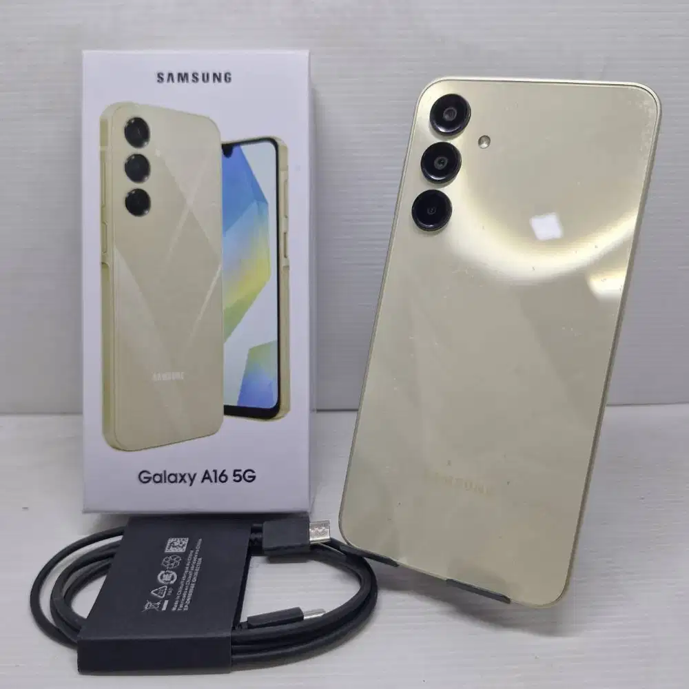 SAMSUNG GALAXY A16 5G 8/256 GOLD RESMI EX SEIN N0 MINUS MULUS