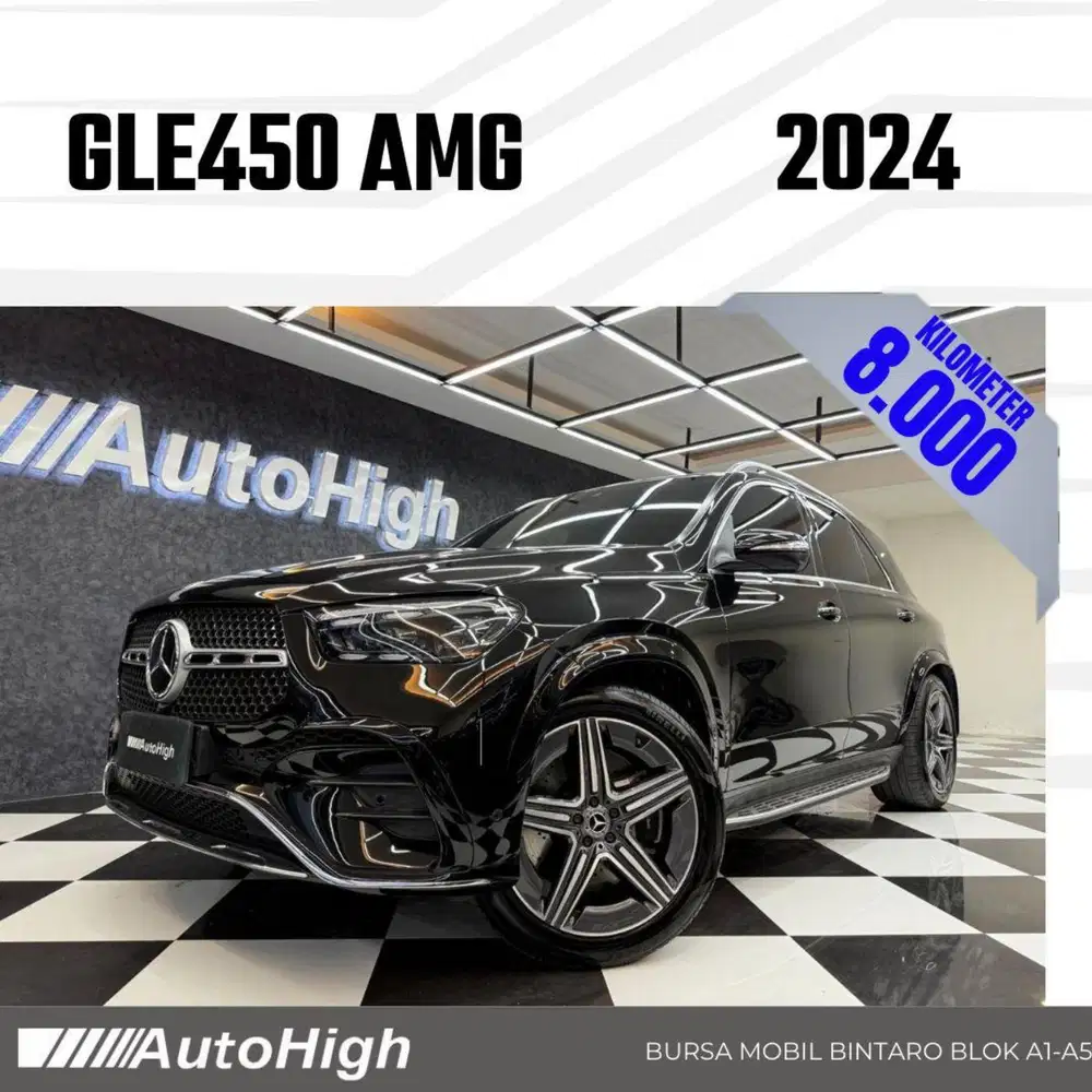 DP10% [Km8.000] GLE450 AMG 2024 Black / GLE 450 Reg 2025 #AUTOHIGH