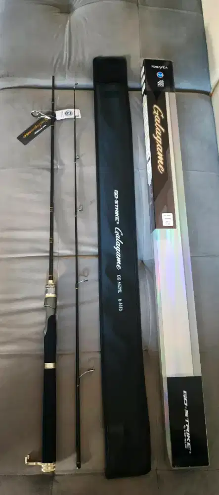 Joran pancing go strike Galagame 165 cm ring guide full Fuji