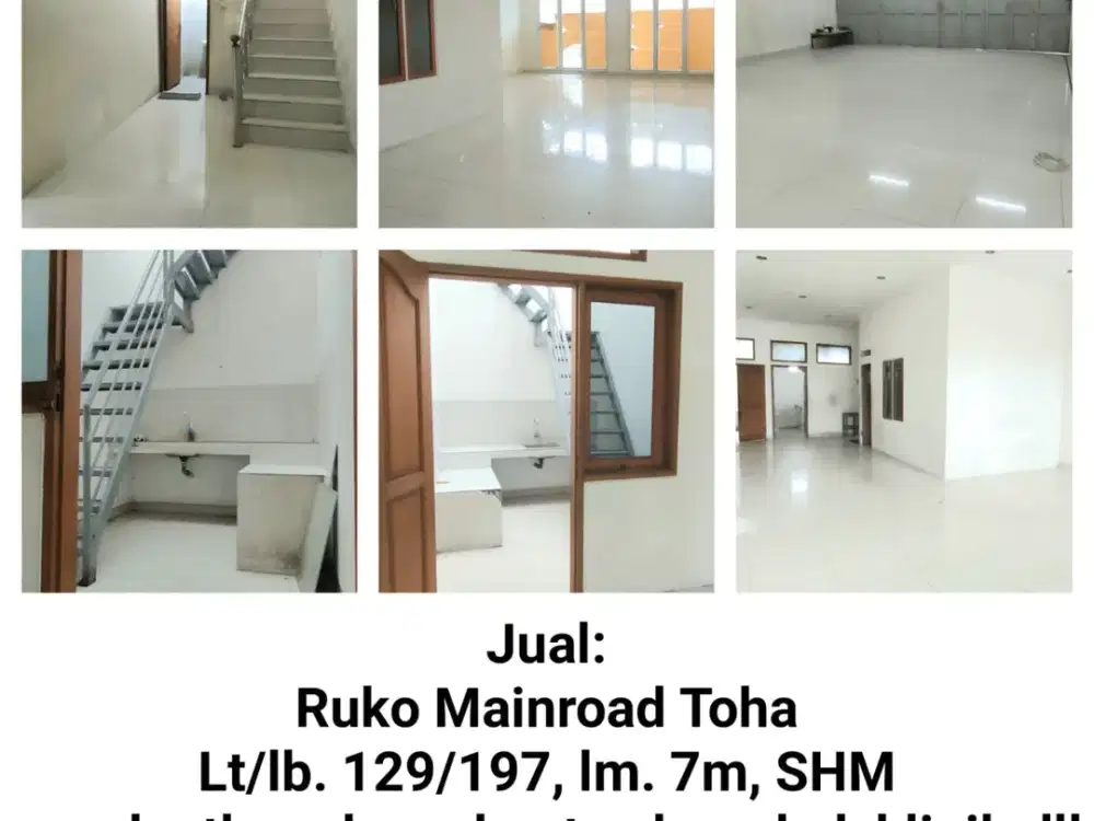 Ruko Strategis Siap Huni Di jalah Moch toha Kota Bandung cocok untuk semua jenis usaha,cafe,resto,barber shop
