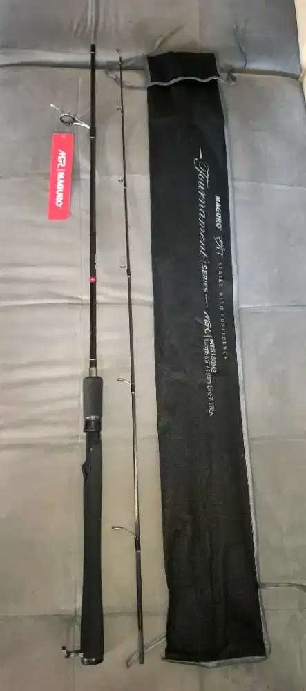 Joran pancing Maguro 180 cm Turnamen Series 180 cm Ring guide full Fuj
