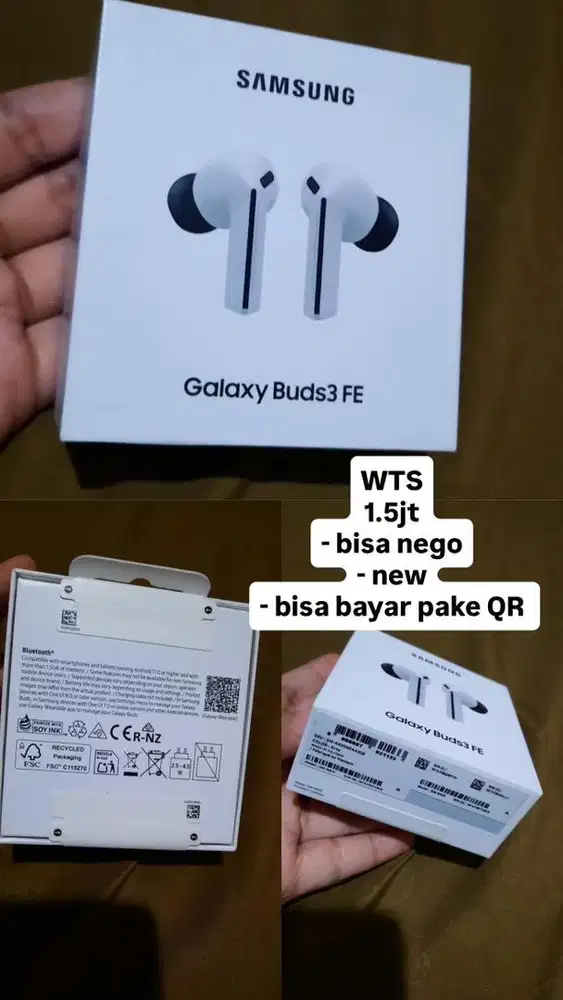 WTS samsung galaxy buds3 FE new
