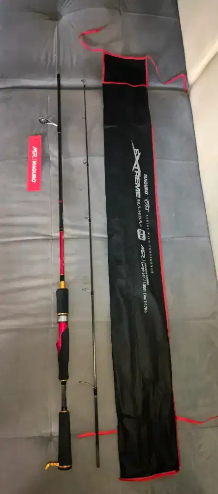 Joran pancing Maguro extreme Mamba ring guide full Fuji 180 cm