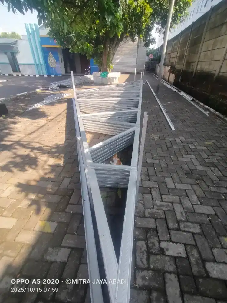Rangka Atap Baja Ringan Terpasang