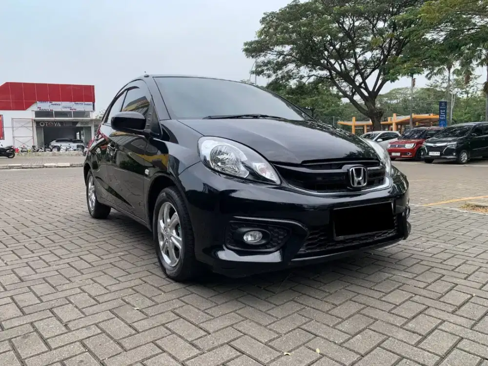 CASH TERMURAH!! HONDA BRIO 1.2 E MATIC NIK 2018 HITAM,