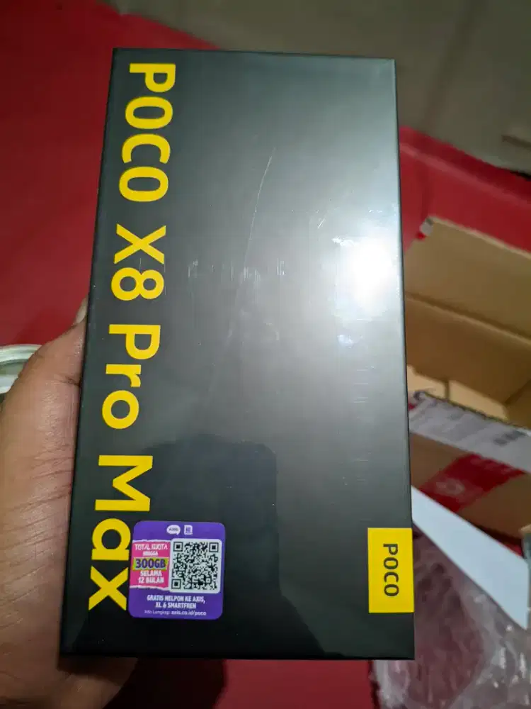 POCO X8 PRO MAX 12/256 BLACK/BLUE,SEGEL BNIB NO REPACK