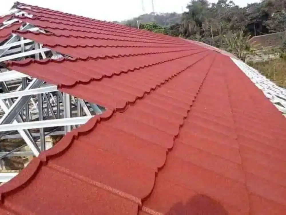 Atap Baja Ringan Terpasang