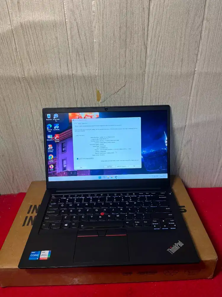 Lenovo Thinkpad E14 Gen2 Core i5 Gen11 Ram8Gb Ssd512Gb Siap Pakai