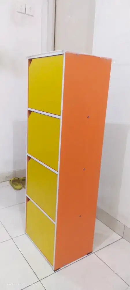 Lemari Rak Minimalis Serbaguna - Bisa Tutup - 40x30x120cm