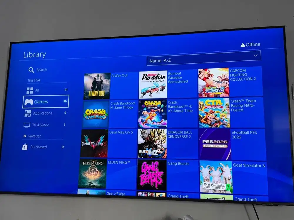 Playstation 4 White H.EN 2 stik 1 Tera Full Games Semua Normal Murah
