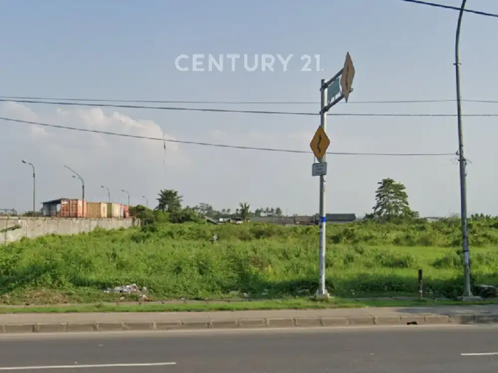 Tanah Padat Rata Nempel Jalan Nasional Di Cikarang Timur