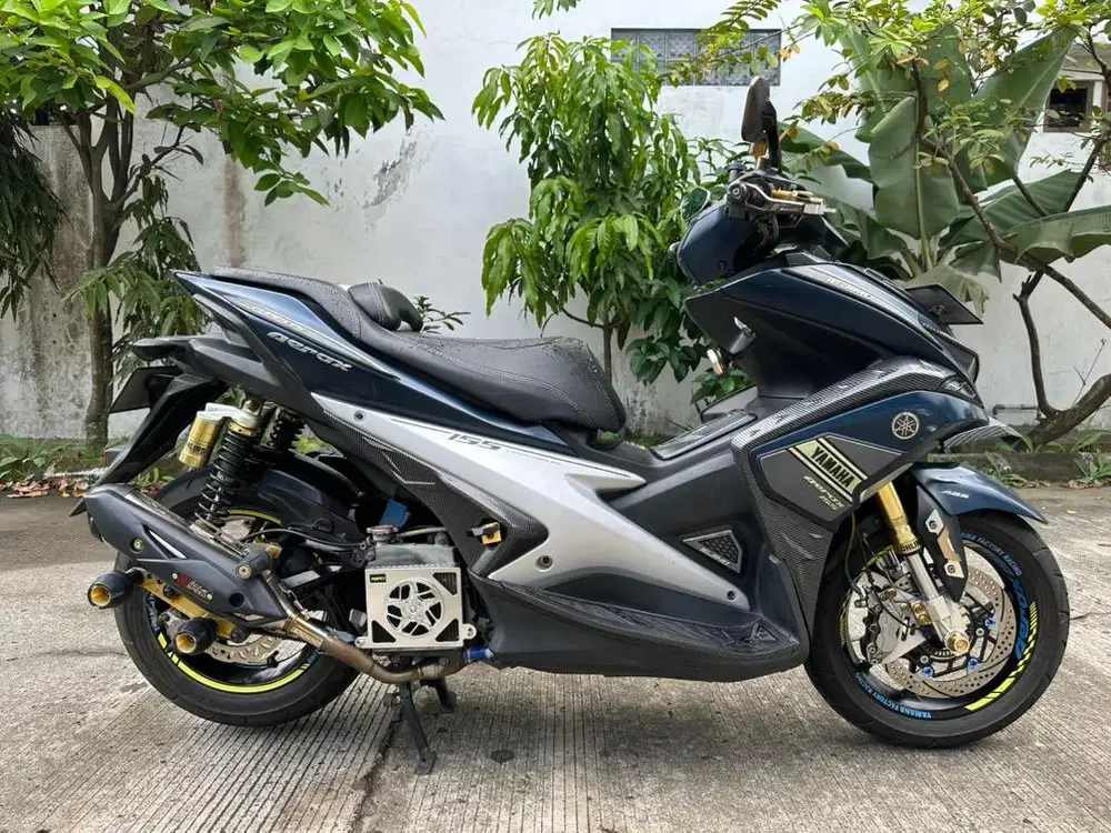 Yamaha Aerox 155 S Version 2017 Matte Blue Istimewa