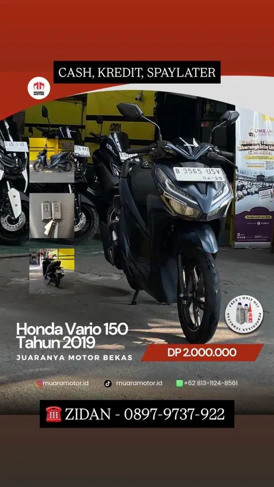 HONDA VARIO 150 2019 MULUS !!!