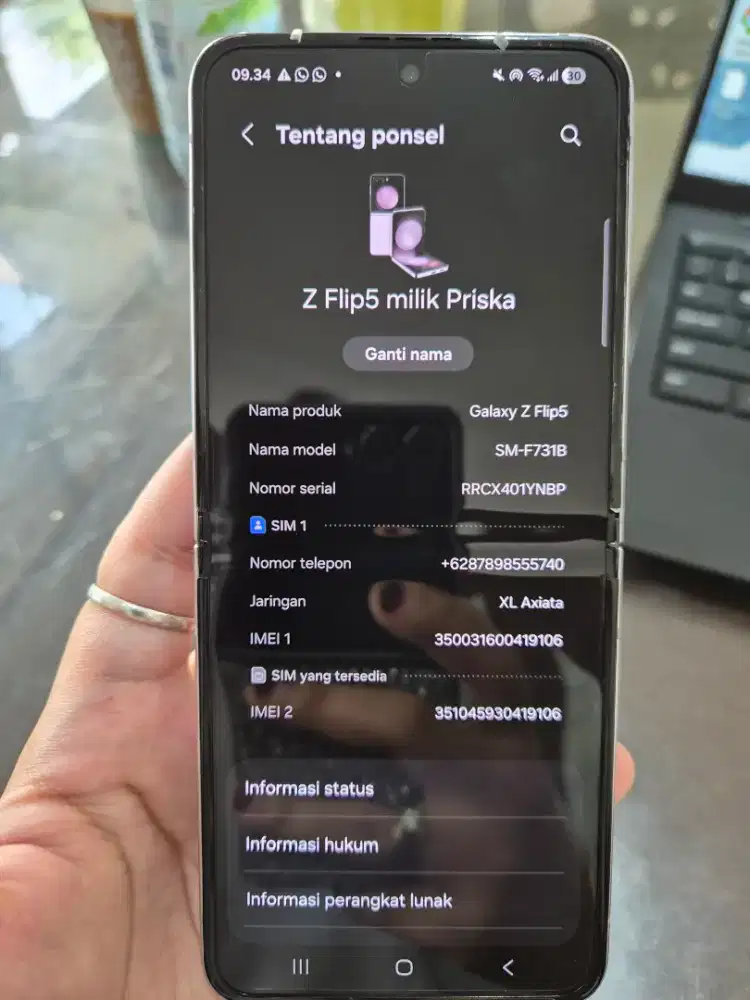 Samsung Z flip 5 8/256 Violet