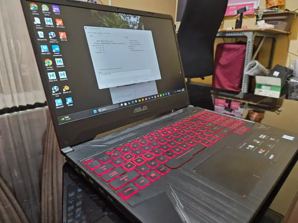 Dijual Asus TUF Gaming FX505G Bekas | GTX 1050 | 120Hz