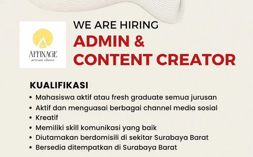 Admin & content creator