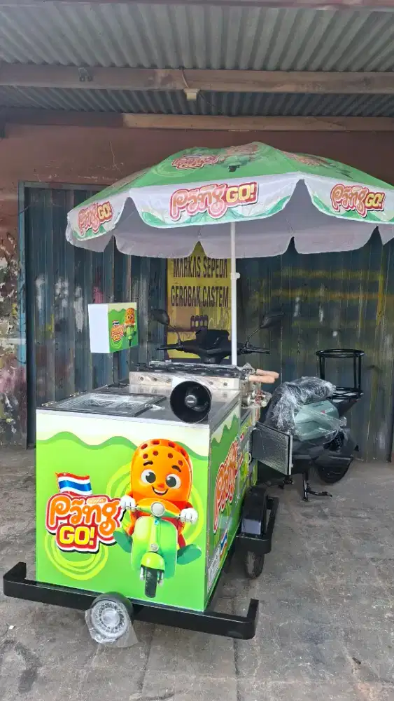 SEPEDA LISTRIK KOPI KELILING/SEPEDA GEROBAK KOPI/SEPEDA KOPI KELILING