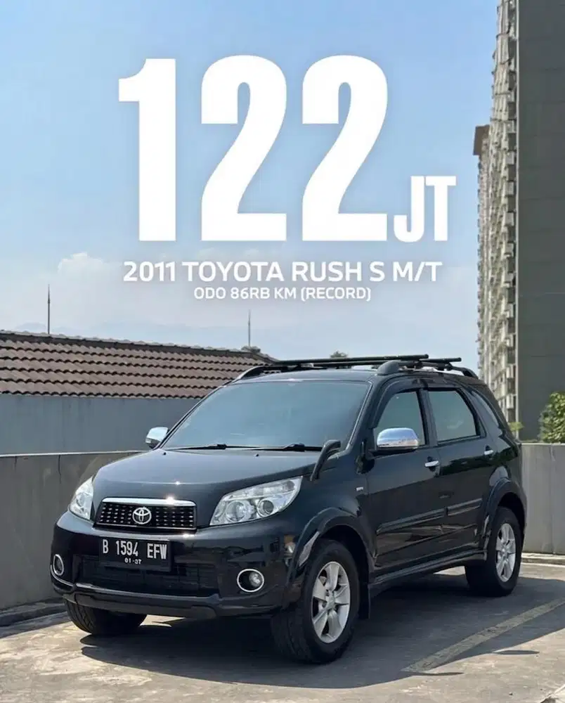 TOYOTA RUSH TYPE S 2011 M/T LOW KM, FULL ORIGINAL, ISTIMEWA!