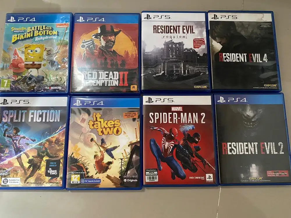 Jual kaset PS4 & PS5