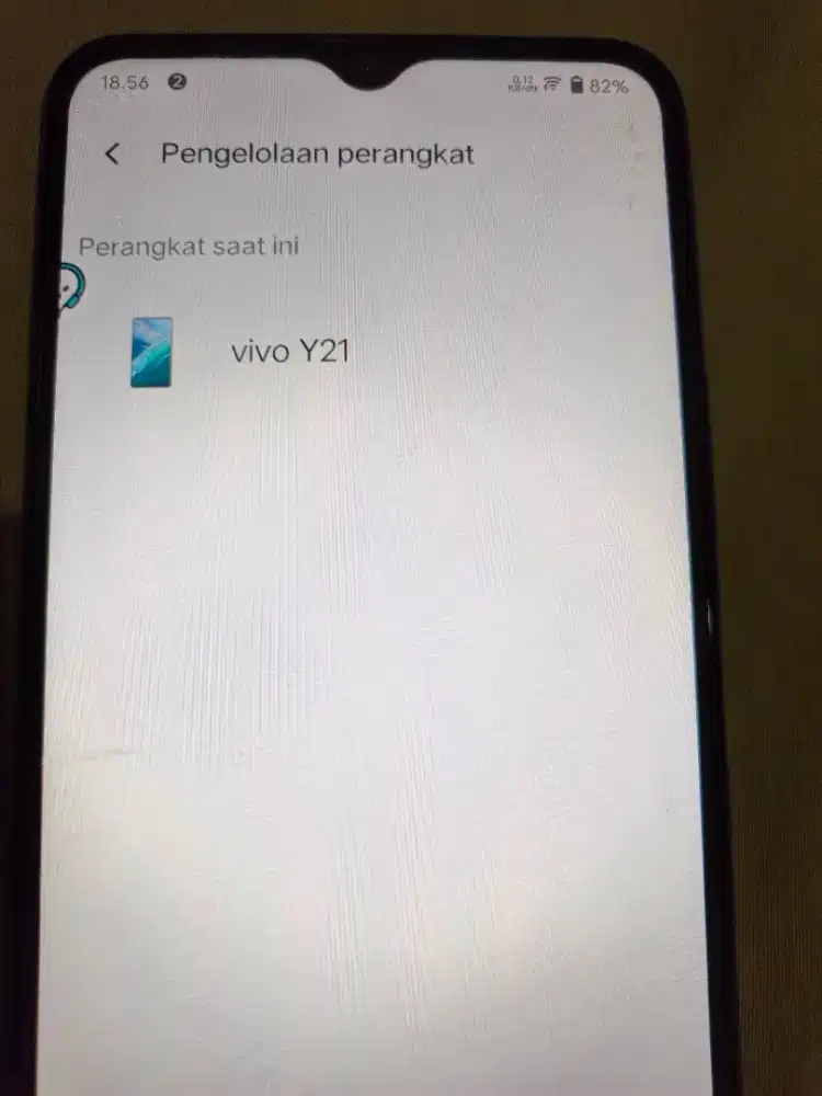 Jual hape bekas VIVO Y21 RAM 5