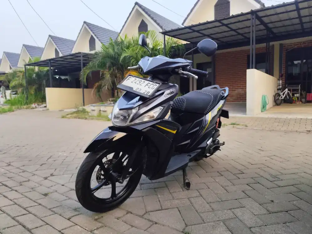 YAMAHA MIO M3 2018 WARNA HITAM METALLIC TERAWAT