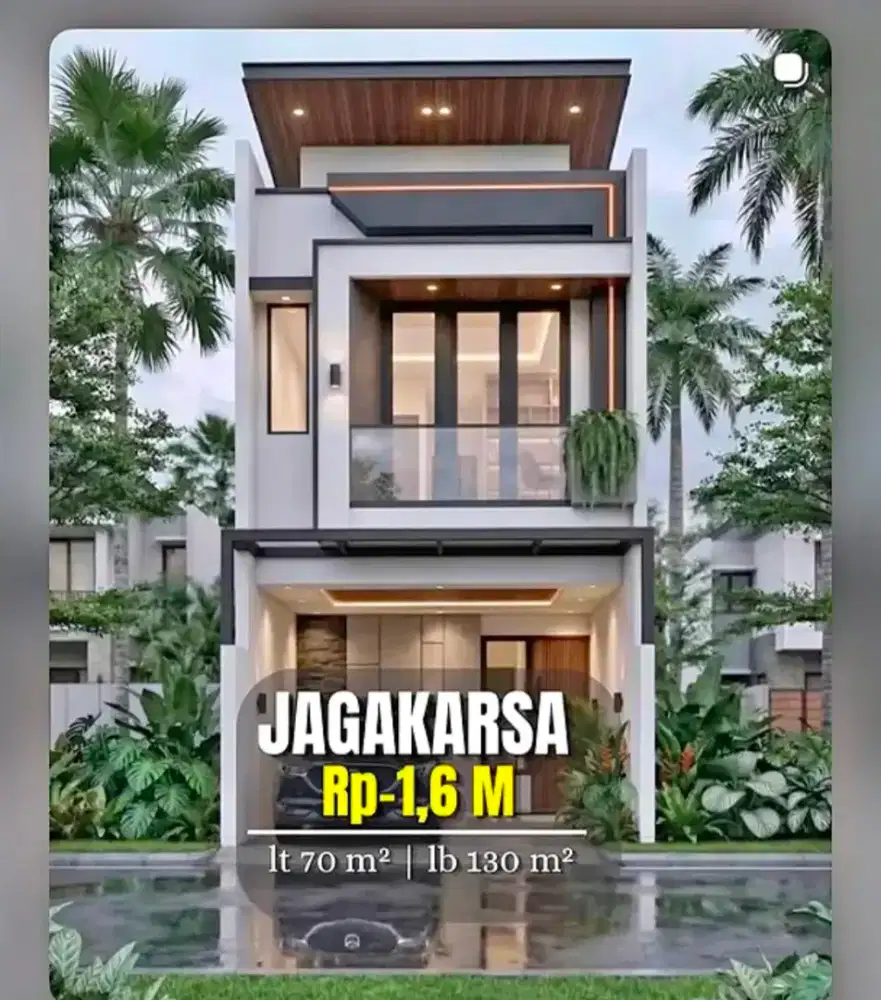 Dijual rumah baru di dalam komplek