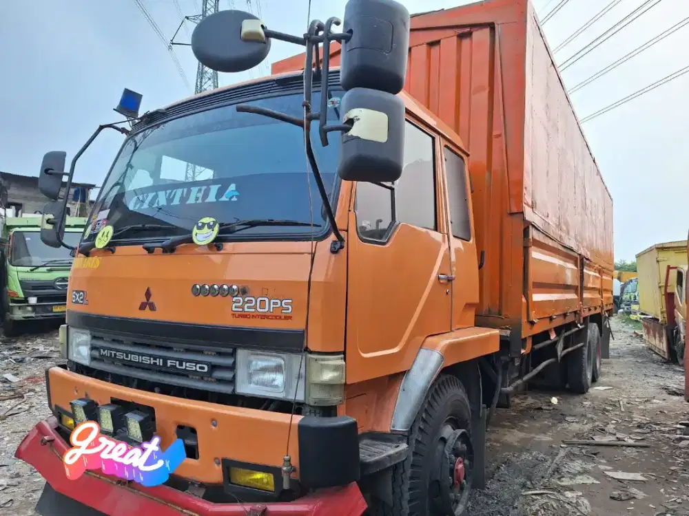 Mitsubishi Fuso 220PS Tronton 6×2 Wingbox 9.7mtr Bio Solar Hino GIGa