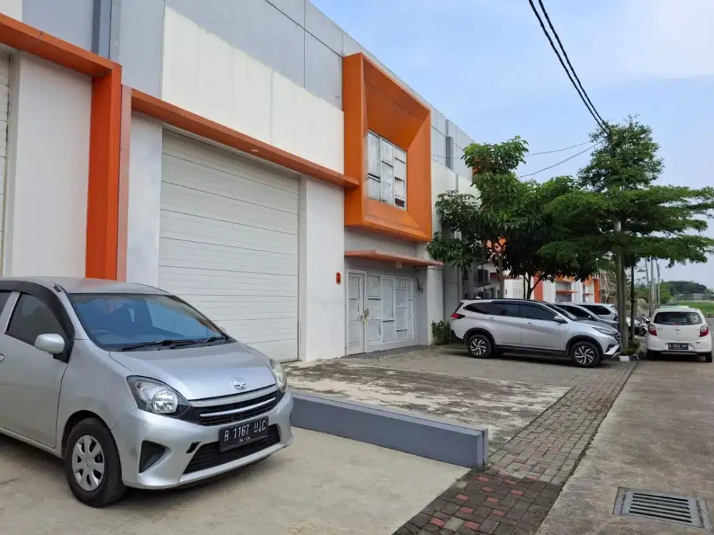 Gudang modern di Parahyangan Eco Business park Padalarang. Tipe Papandayan