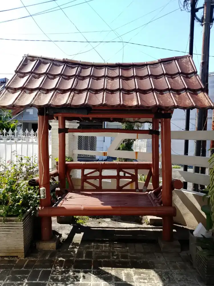 Gazebo teras rumah