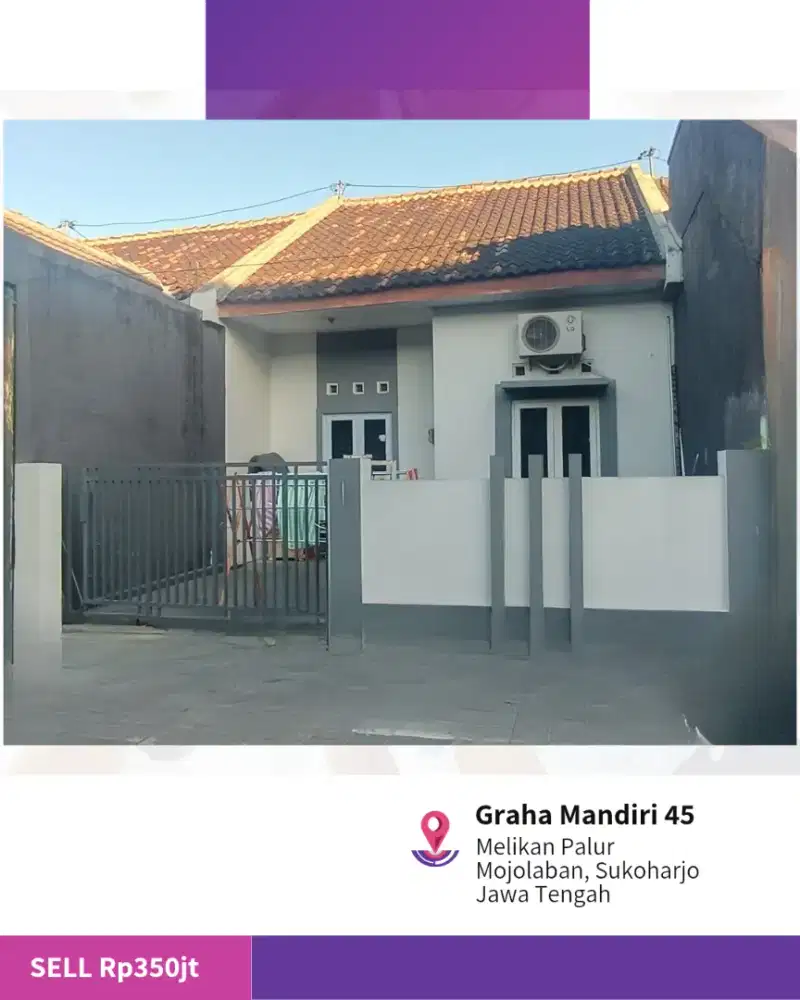 Rumah Strategis Palur Dekat Indogrosir, Stasiun & UNS