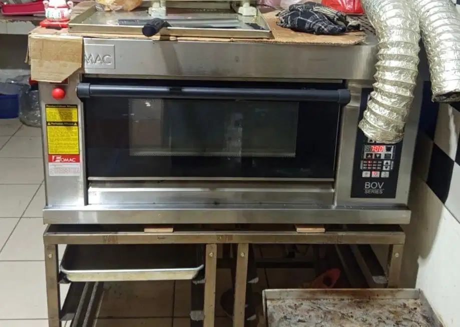 Oven deck Fomac dan meja stainless