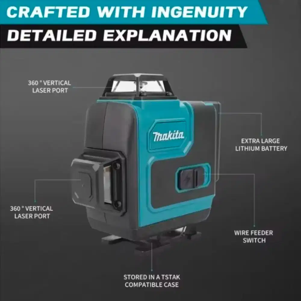 WATER PASS LASER 16 LINE MAKITA