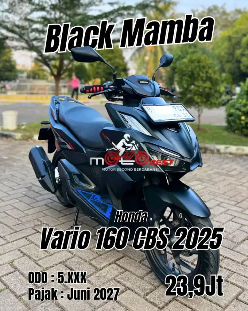 Cash Only Vario 160cc Keyless 2025