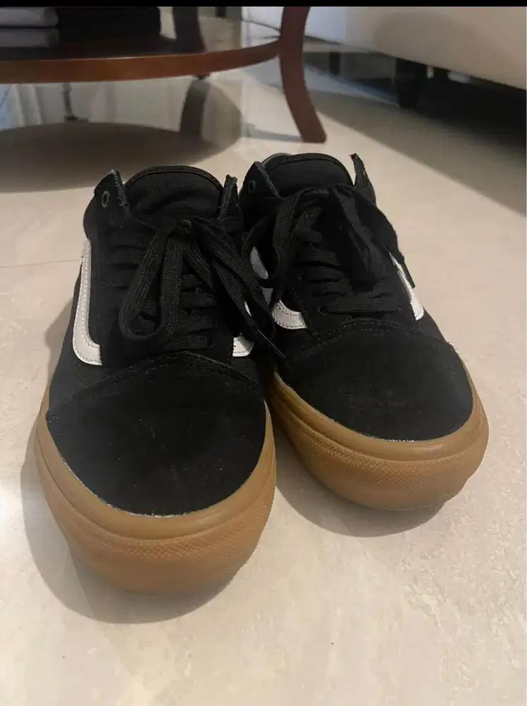 Vans skate old skool PopCush Black White Gum - size 44.5 EUR