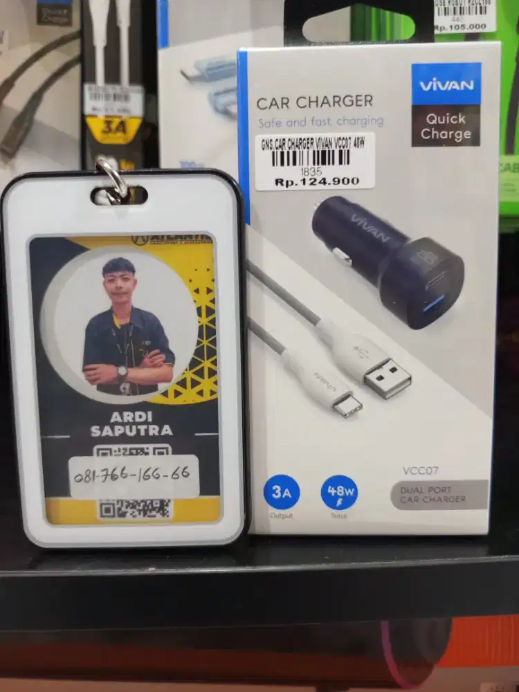 CAR CHARGER VIVAN VCC07 48W