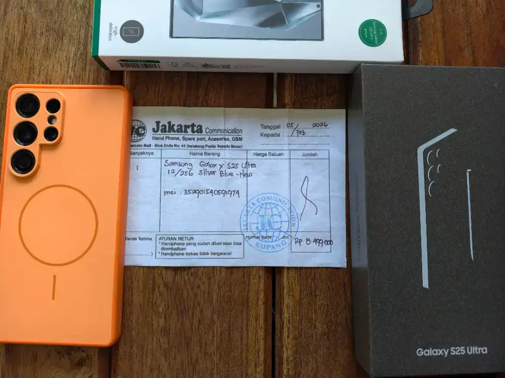 Samsung S25 ultra garansi ON