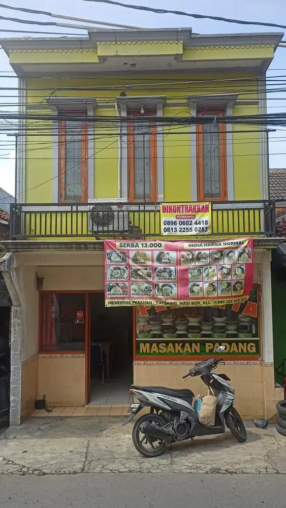 Dikontrakan ruko (bekas rm makan padang)