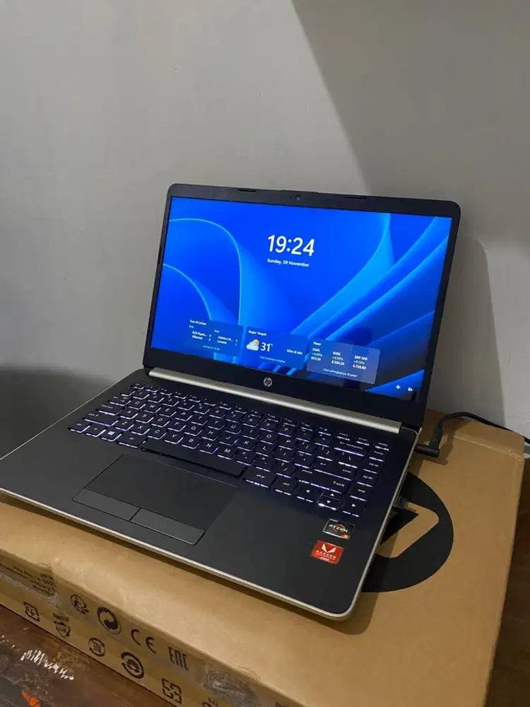 LAPTOP NOTEBOOK HP 14s RYZEN 3 3250U 8GB RAM SSD 256GB + 1TB HDD