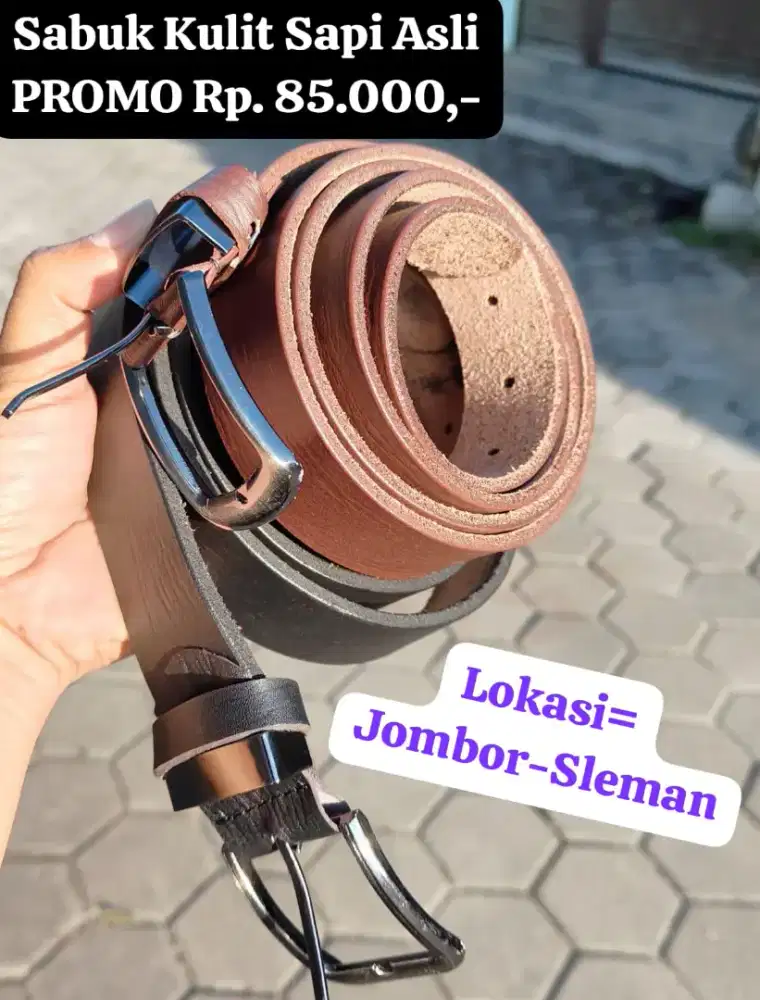 SABUK KULIT SAPI ASLI 100%