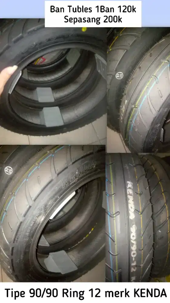 Ban Motor Tubles Baru