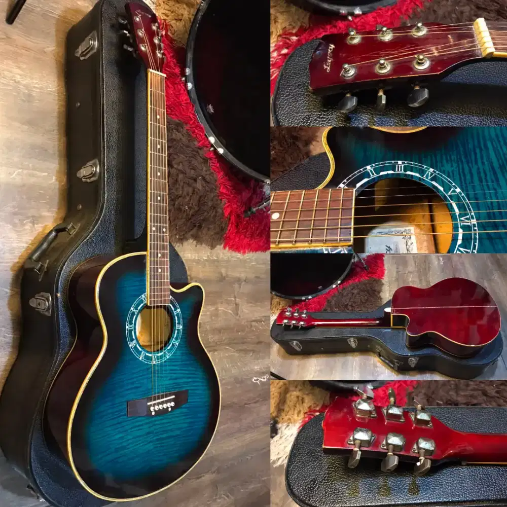 Gitar Akustik Cut-way Tanam Baja Legacy Made in China Original
