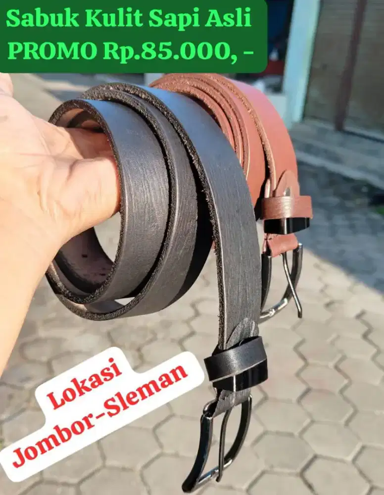 SABUK KULIT SAPI ASLI 100%